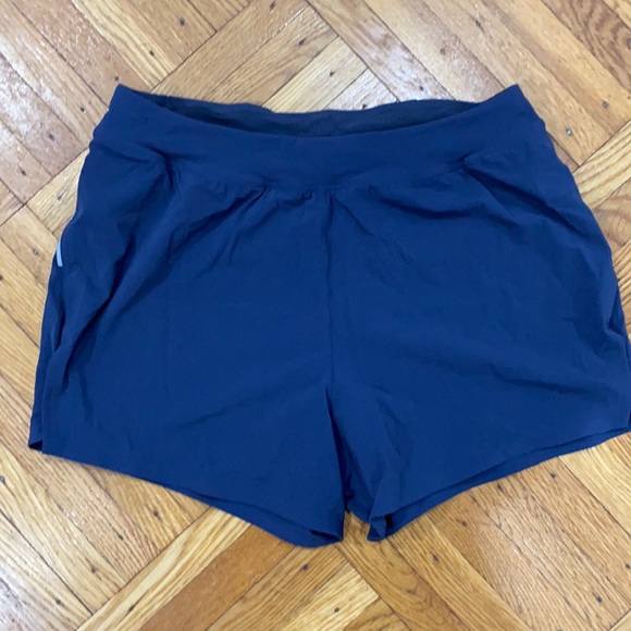 OUTDOOR VOICES Mens Ready Set LightSpeed Running Shorts Navy Blue size Small - Picture 2 of 6